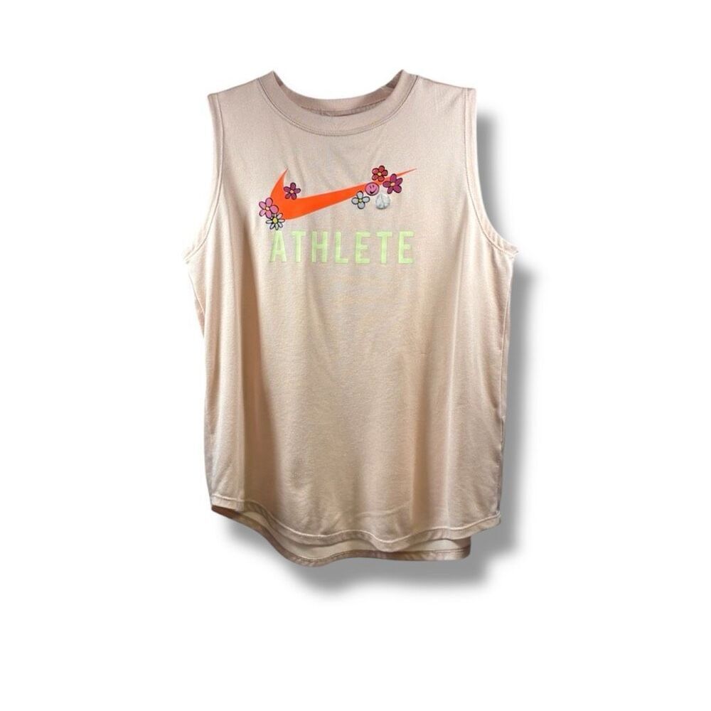 Nike Tee Tank Top in Peach Color Size XL Youth